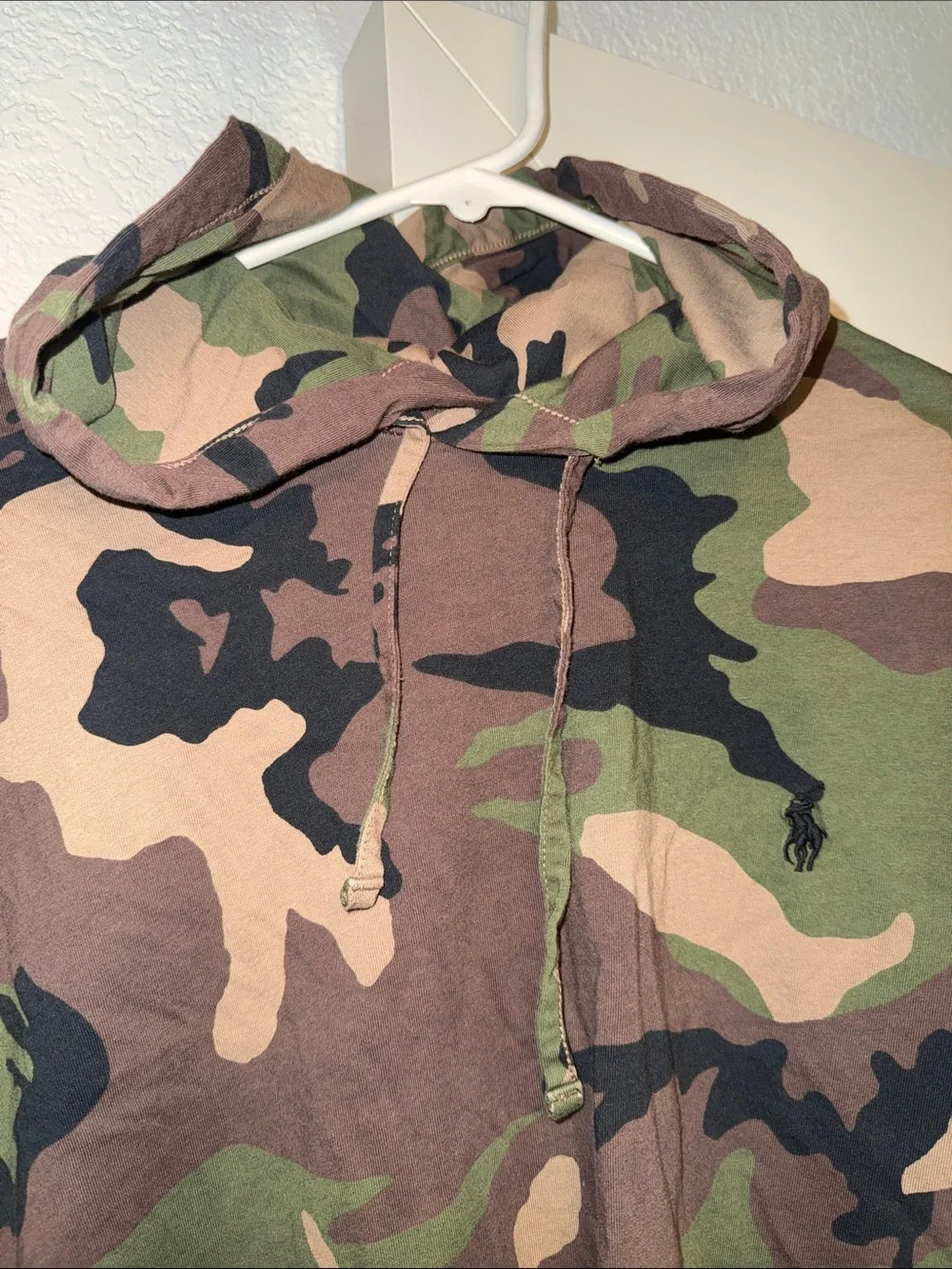 Polo by Ralph Lauren Camouflage Hooded Shirt Jacket - Green, Brown, Black